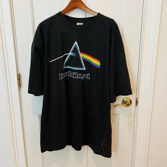 Pink Floyd T Shirt Liquid Blue 4XL Band Tee Black Y2K Vintage 2002 - Picture 7 of 16